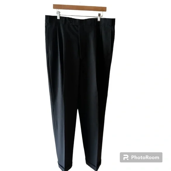 Brooks Brothers | Pants | Brooks Brothers Brooksease Slacks Mens 38 X 3  Charcoal Wool Dress Pants Suit | Poshmark